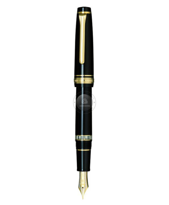 Sailor-Professional-Gear-Realo-Piston-Filled-Pen-with-Gold-Accents,-Black-11-3926-220